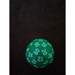 d60 Sixty-sided die