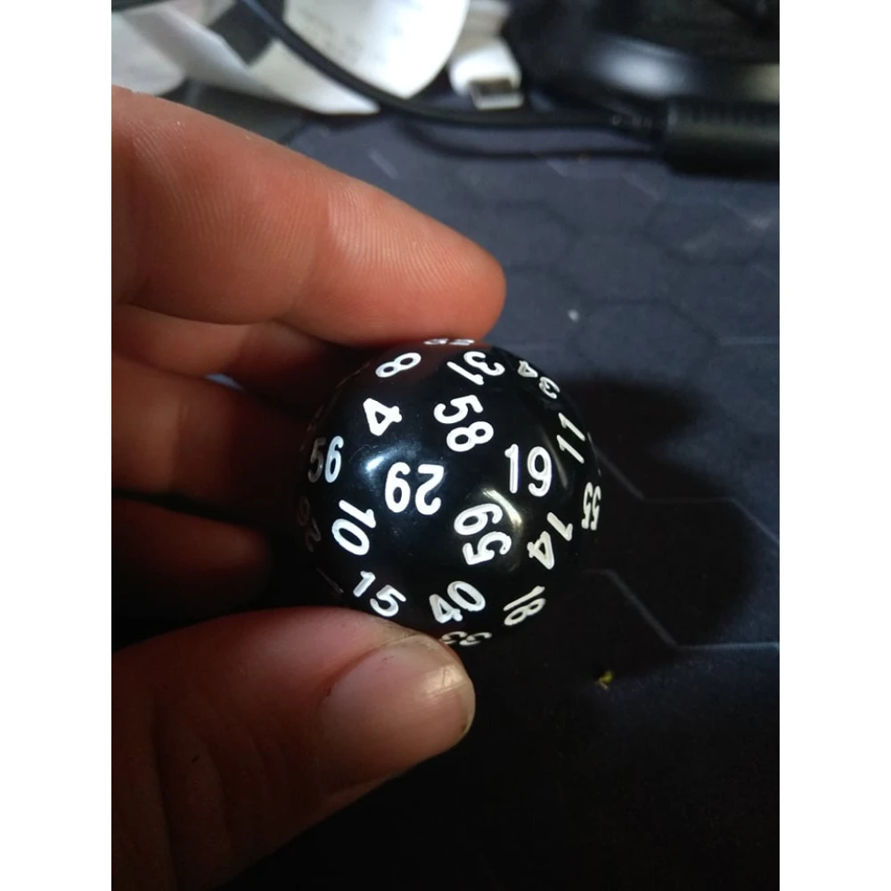 d60 Sixty-sided die