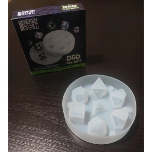 Silikonová forma na tvorbu RPG kostek