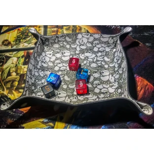 Dice Tray - Skulls Antique
