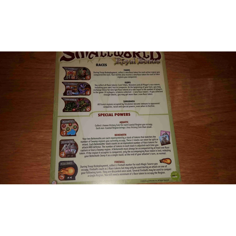 Small World: Royal Bonus
