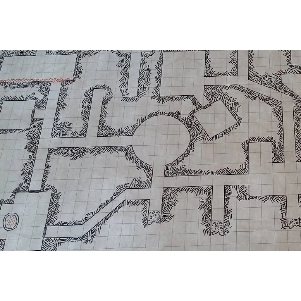 Súbojová podložka menšia, raster 2,5 cm