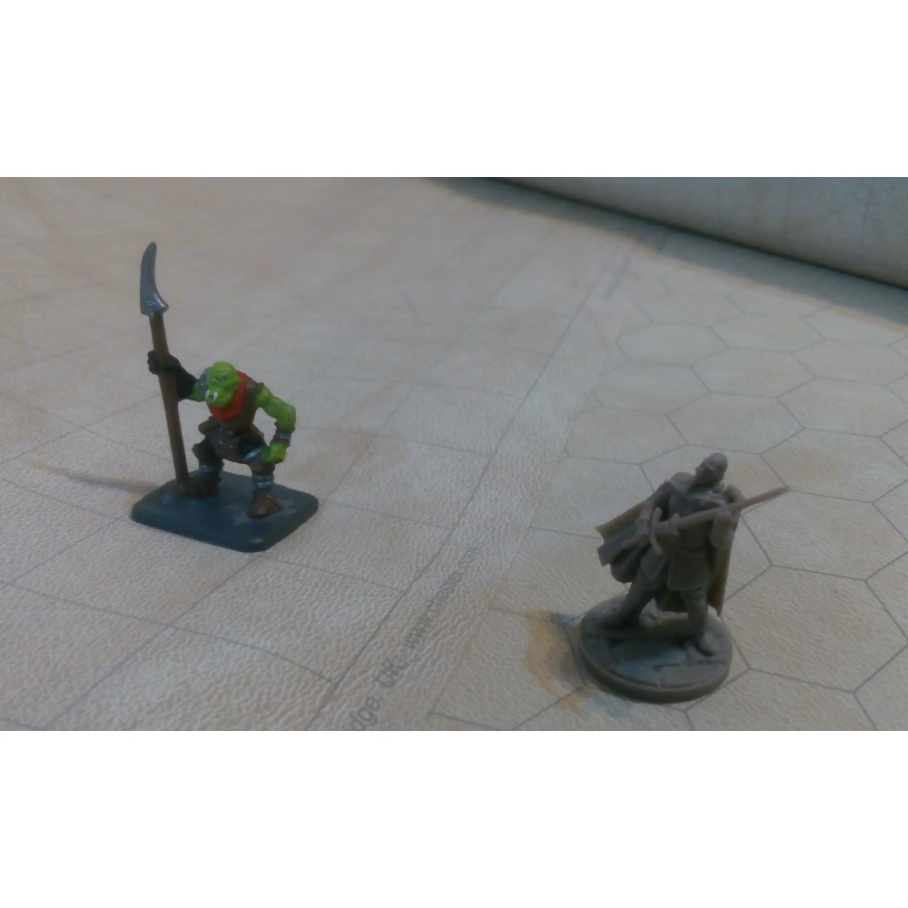 Súbojová podložka menšia, raster 2,5 cm