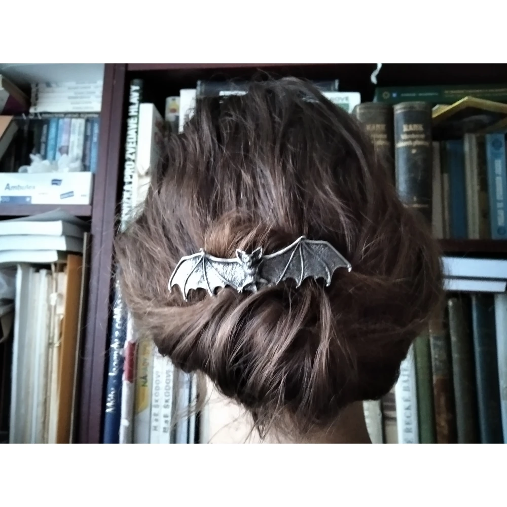 Spona do vlasů Gothic bat