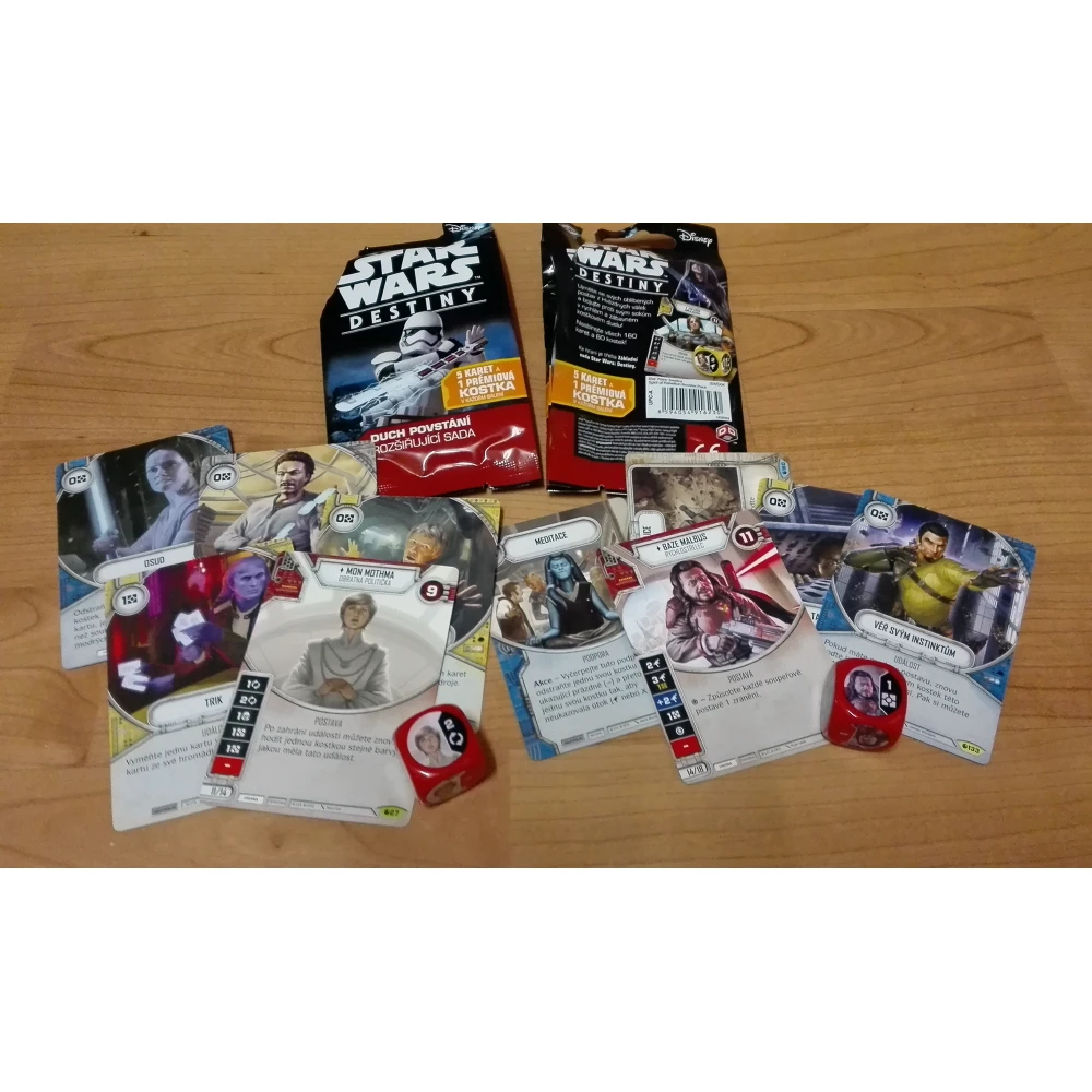 Star Wars: Destiny - Duch povstání, doplňkový balíček (česky)