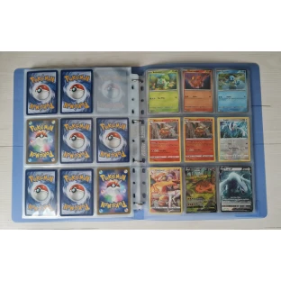 Trading Card Album Pages 100 pcs - 9-Pocket, Clear