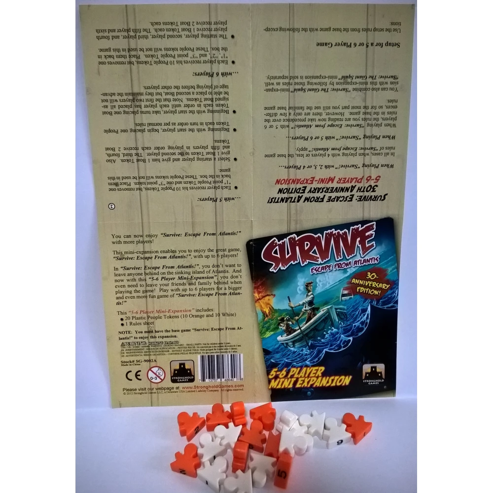 Survive: Escape from Atlantis! 5-6 Player Mini Expansion