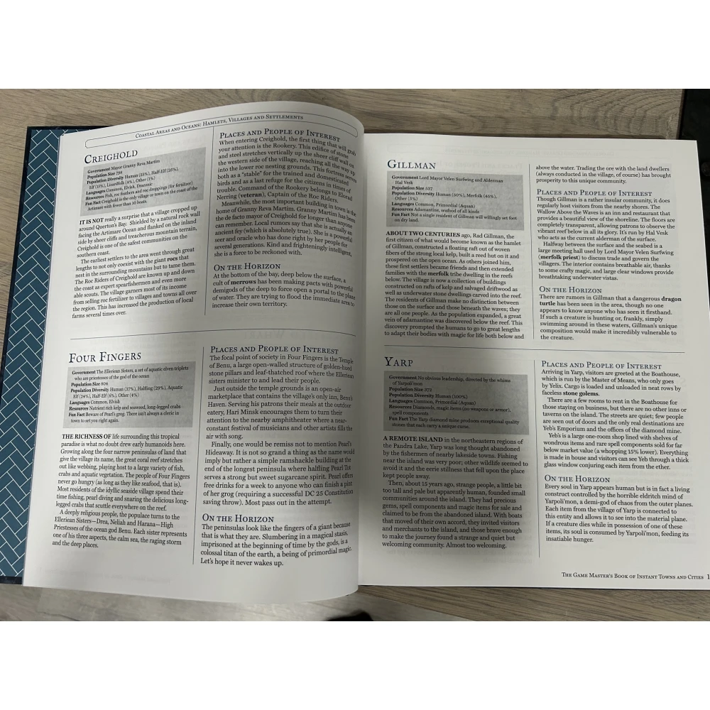 The Game Master's Book of Instant Towns and Cities