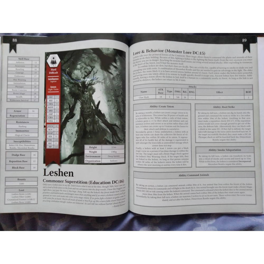 The Witcher RPG: A Witcher's Journal