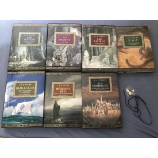 Tolkien - komplet 7 knih + Jeden prsten