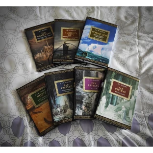 Tolkien - komplet 7 knih + Jeden prsten
