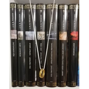 Tolkien - komplet 7 knih + Jeden prsten