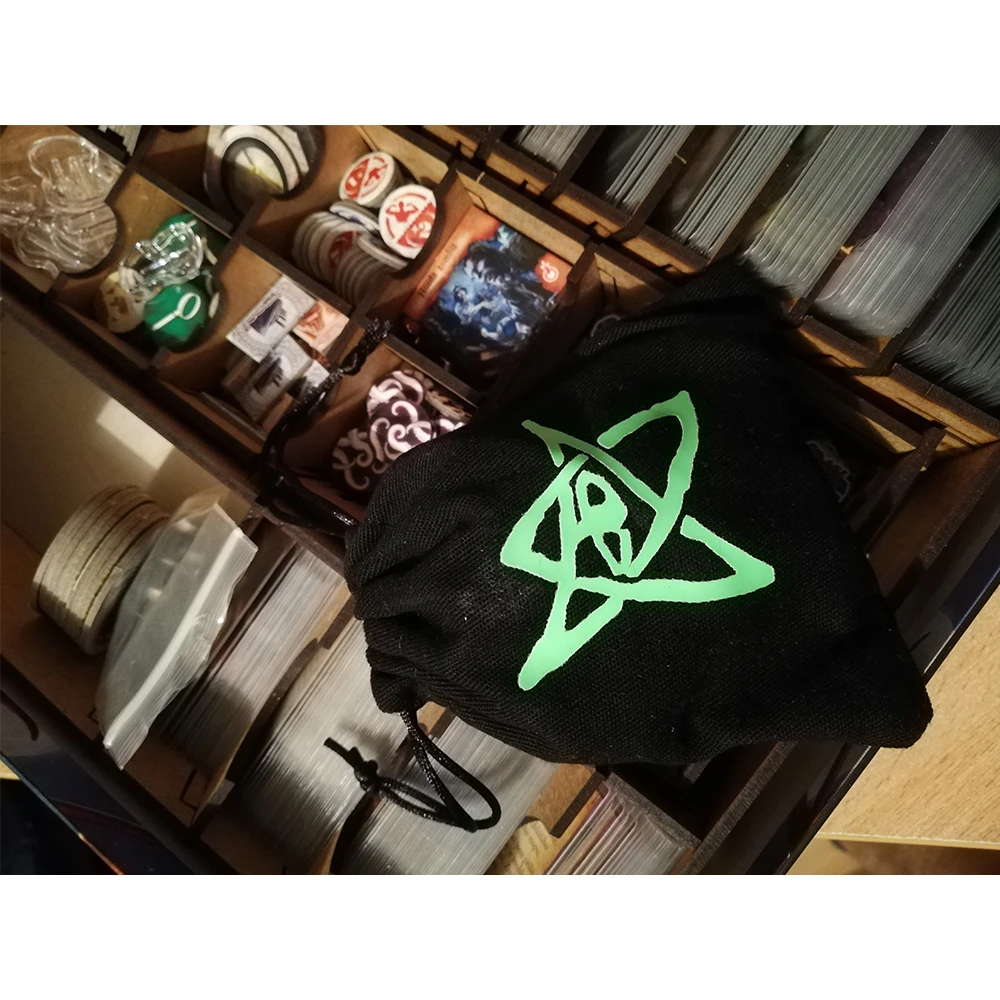 Call of Cthulhu Dice Bag Black