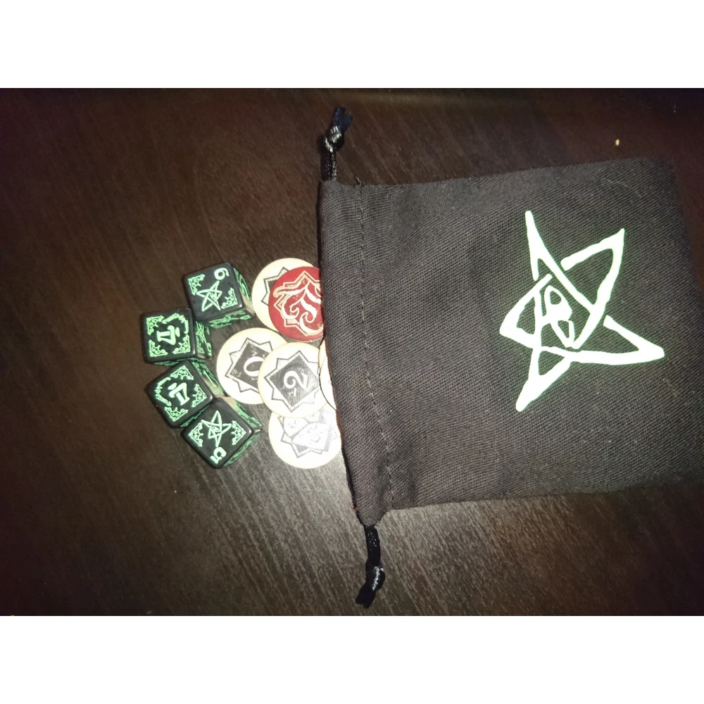 Call of Cthulhu Dice Bag Black