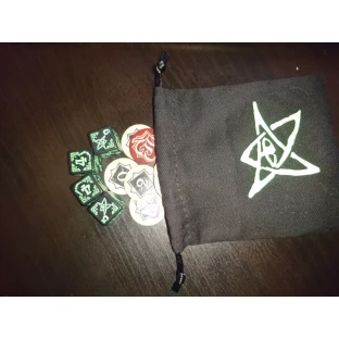 Call of Cthulhu Dice Bag Black