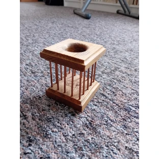Dice Jail - Walnut