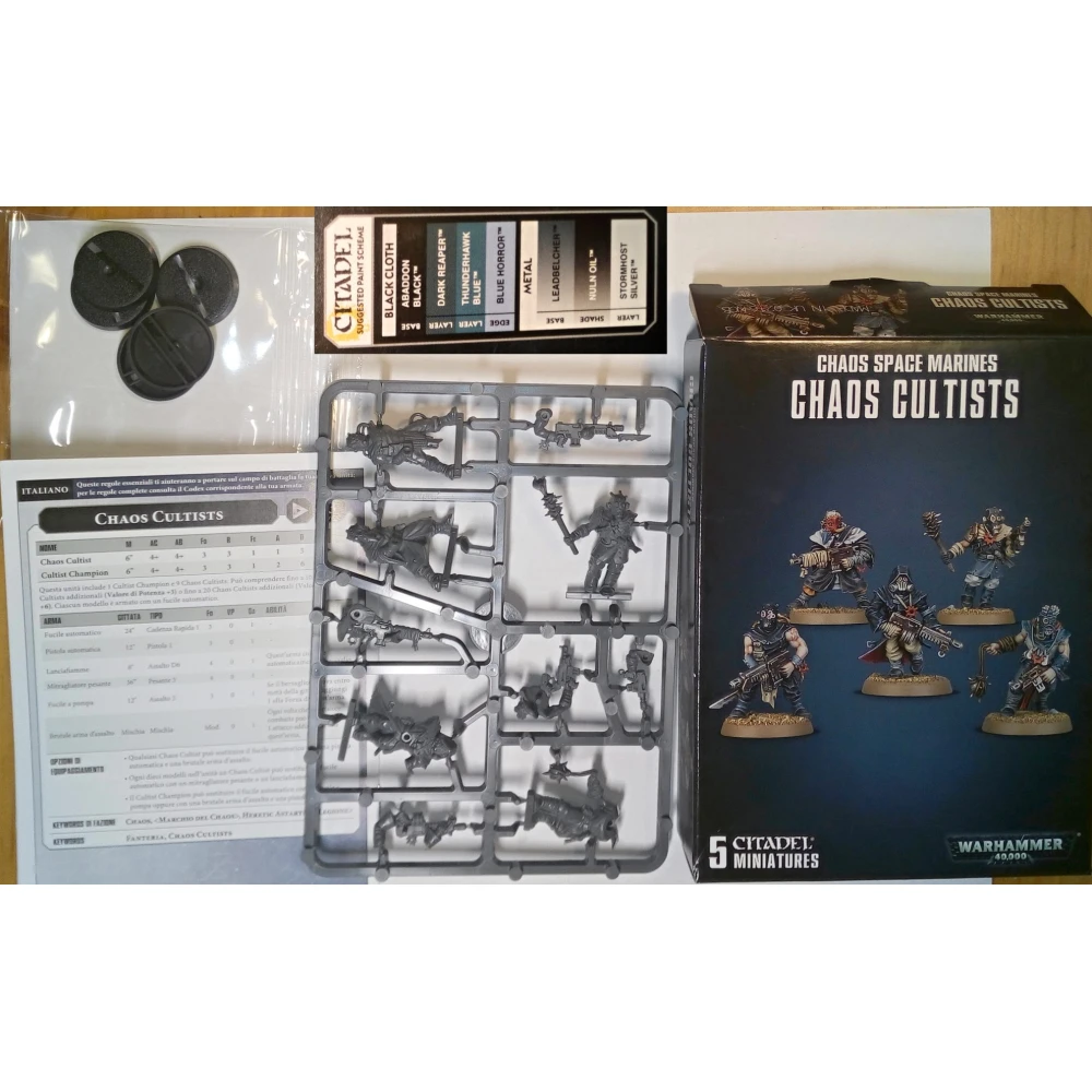 Warhammer 40000: Chaos Space Marines - Chaos Cultists 2019