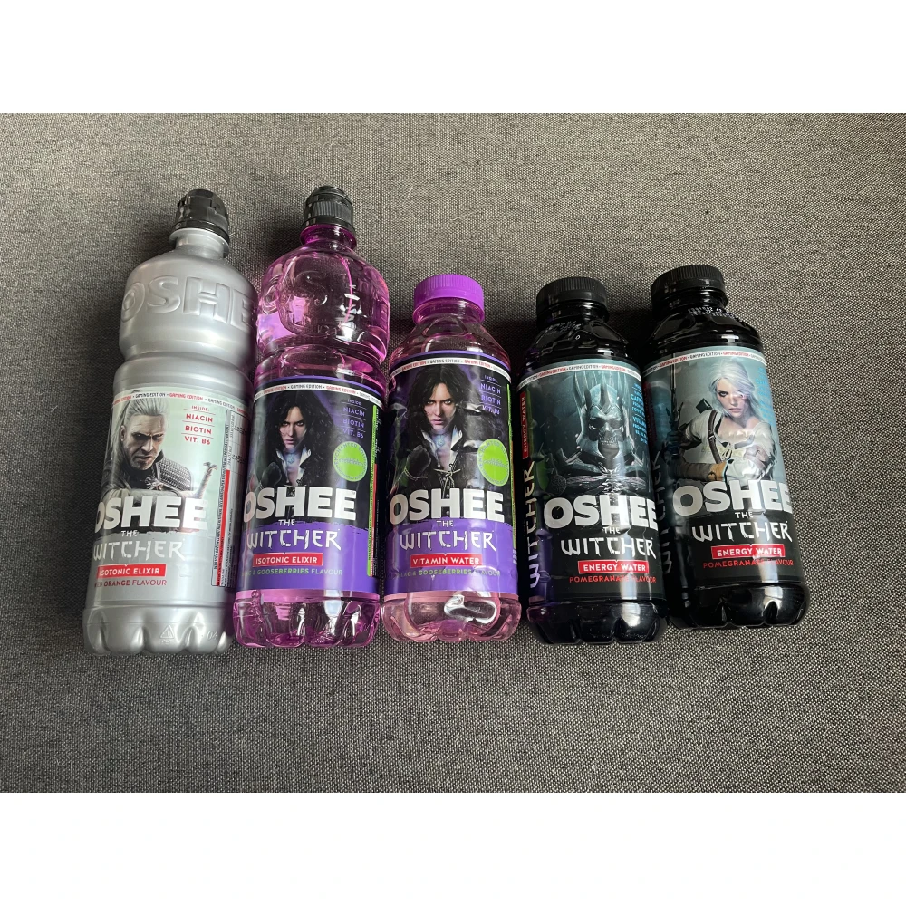 Vitamínový nápoj a izotonický elixír Witcher - sada 5 kusov