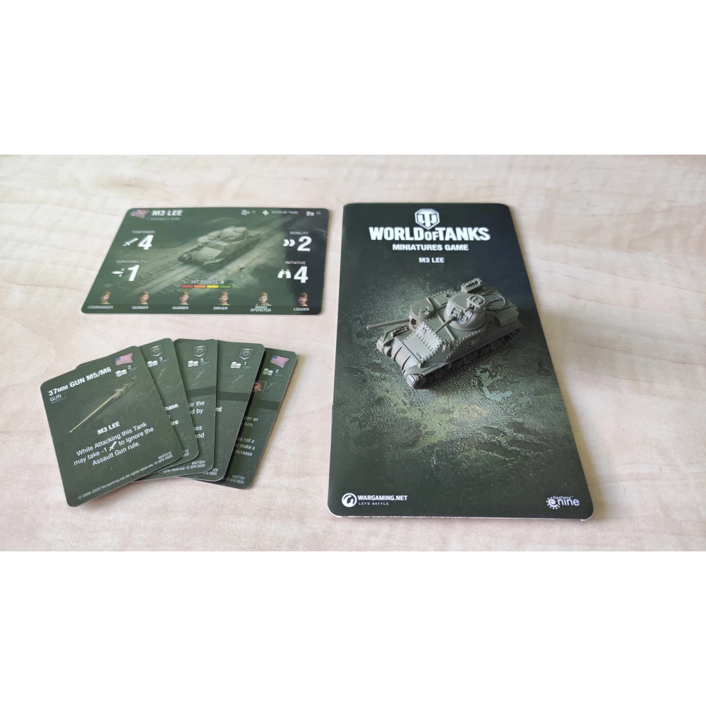 World of Tanks Miniatures Game: American M3 Lee