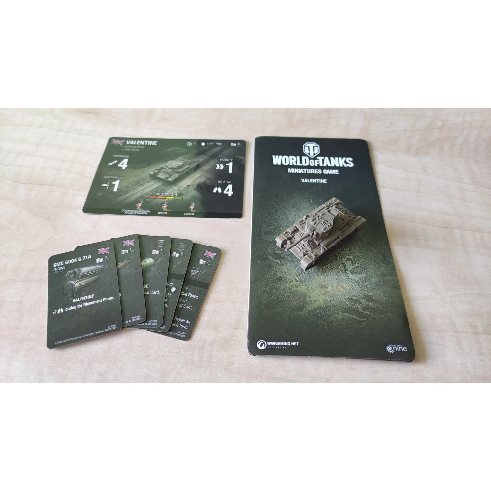 World of Tanks Miniatures Game: British Valentine