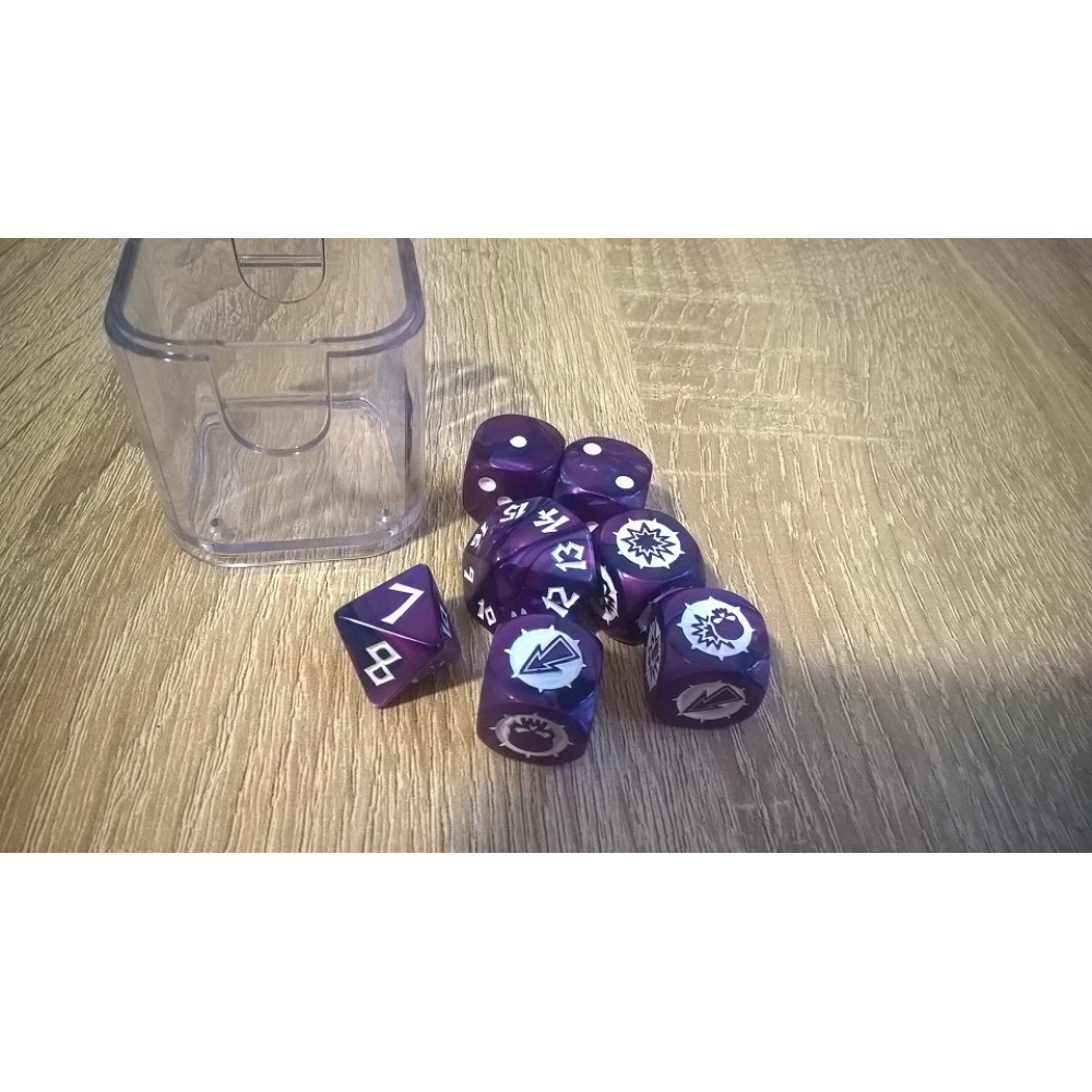Blood Bowl - Dark Elf Dice Set