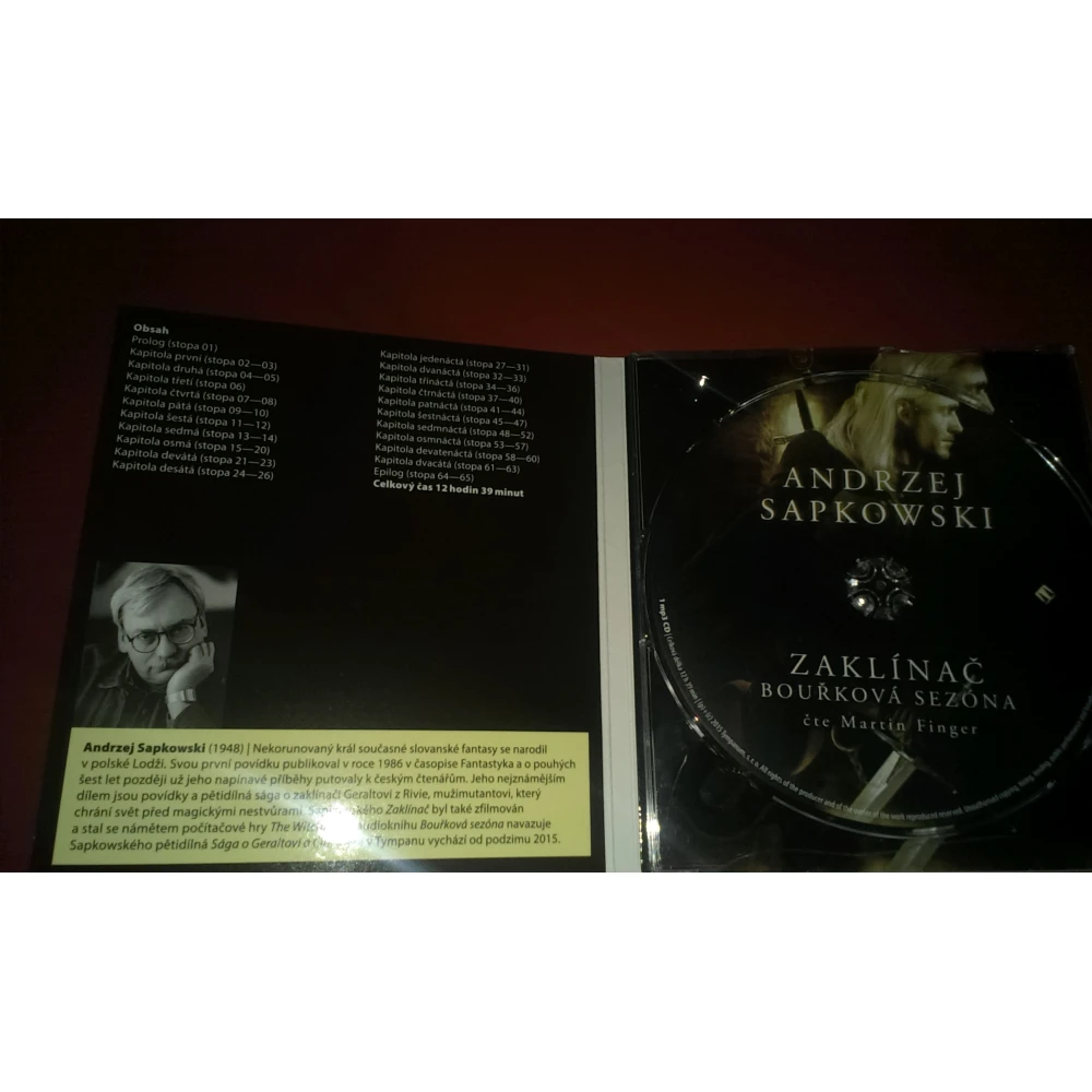 Zaklínač: Bouřková sezóna - mp3 CD