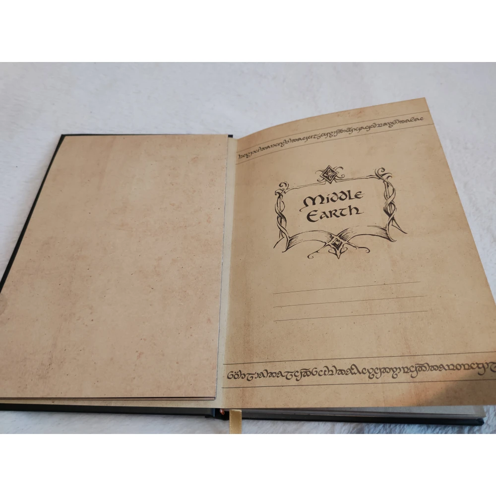 The Lord of the Rings Notebook - Middle-earth, with map