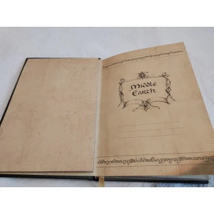 The Lord of the Rings Notebook - Middle-earth, with map