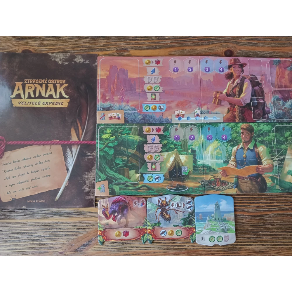 Ztracený ostrov Arnak: Velitelé expedic