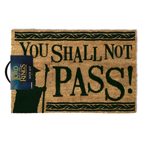 Lord of the Rings Doormat - You Shall Not Pass