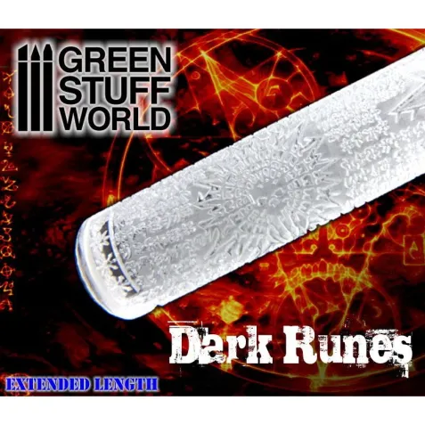 Rolling Pin - Dark Runes, texturovací váleček
