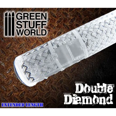 Rolling Pin - Double Diamond, texture roller