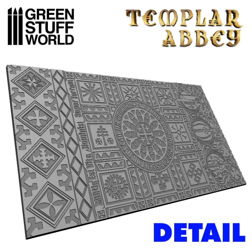 Rolling Pin - Templar Abbey, texture roller