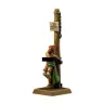 RPG miniature - Girl tied to a stake (nude)