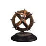 RPG Miniature - Girl bound to a wheel (clothed)