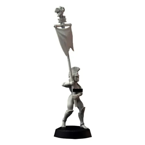 RPG Miniature - Standard Bearer (Unpainted)