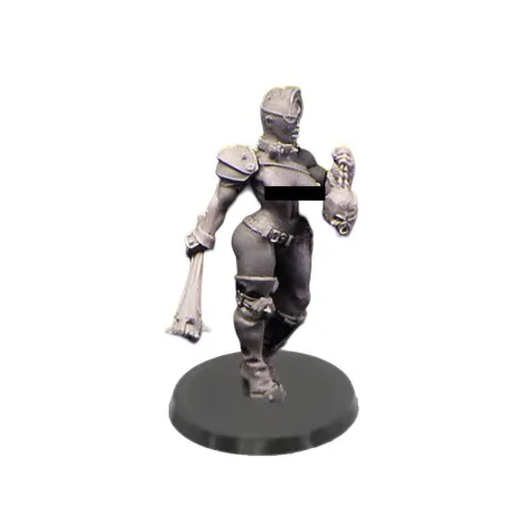 RPG Miniature - Post-apo Raider (Unclad)
