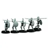 RPG Miniatures - Attacking Warrior Women Squad (nude, 5 pcs)