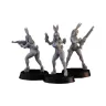 RPG miniatures - Armed Bunny Girls