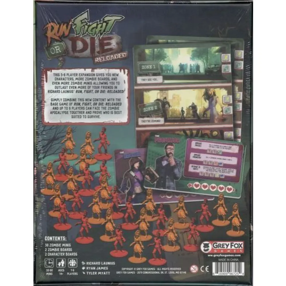 Run Fight or Die Reloaded - 5-6 Player Expansion