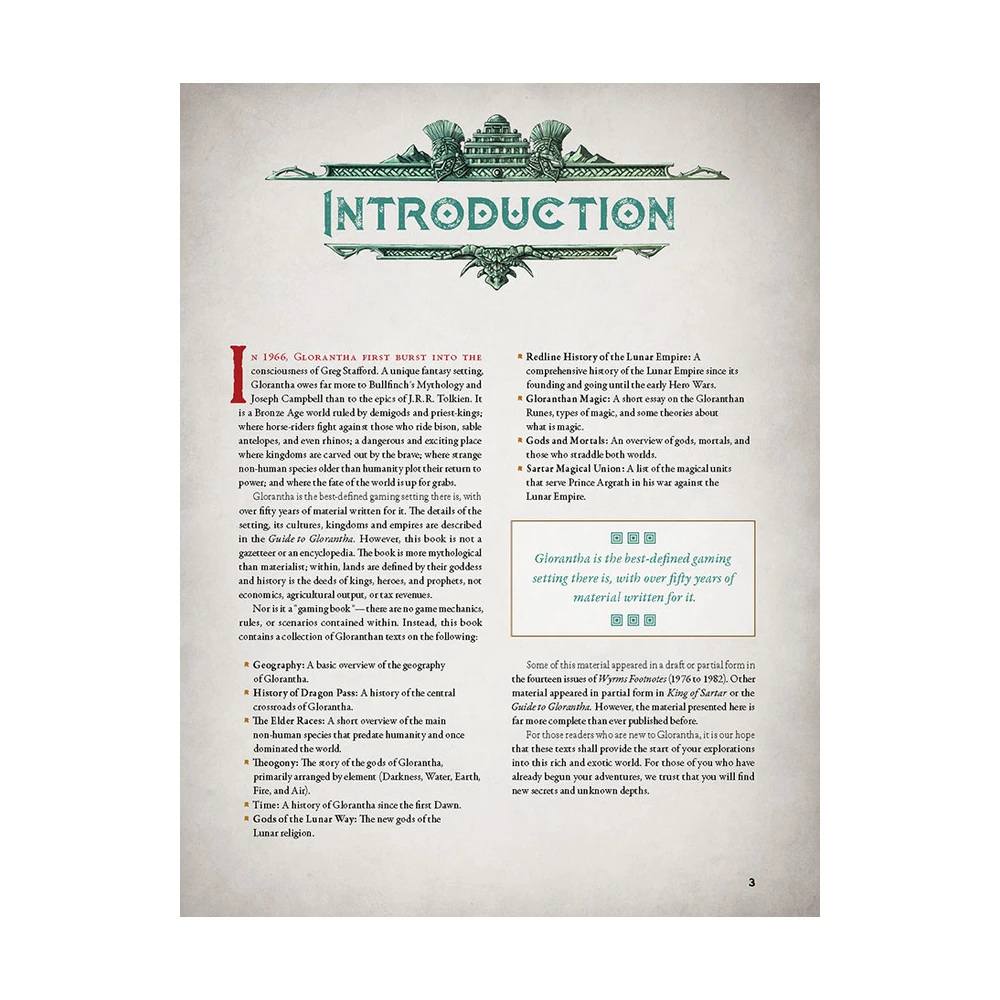 RuneQuest: The Glorantha Sourcebook (2nd Edition)
