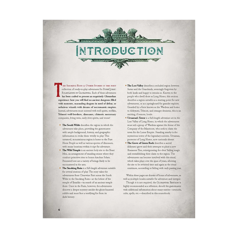 RuneQuest: The Smoking Ruin & Other Stories