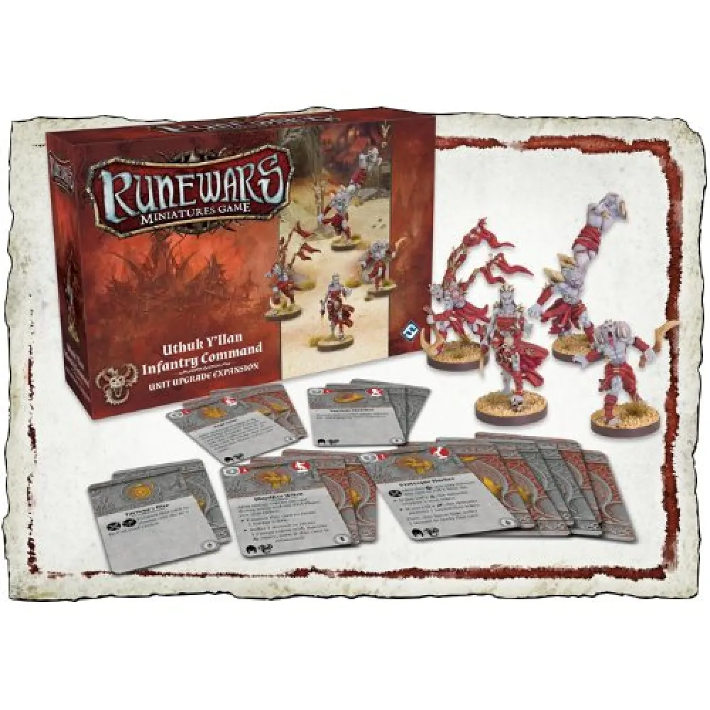 RuneWars: The Miniatures Game - Uthuk Y'llan Infantry Command Unit