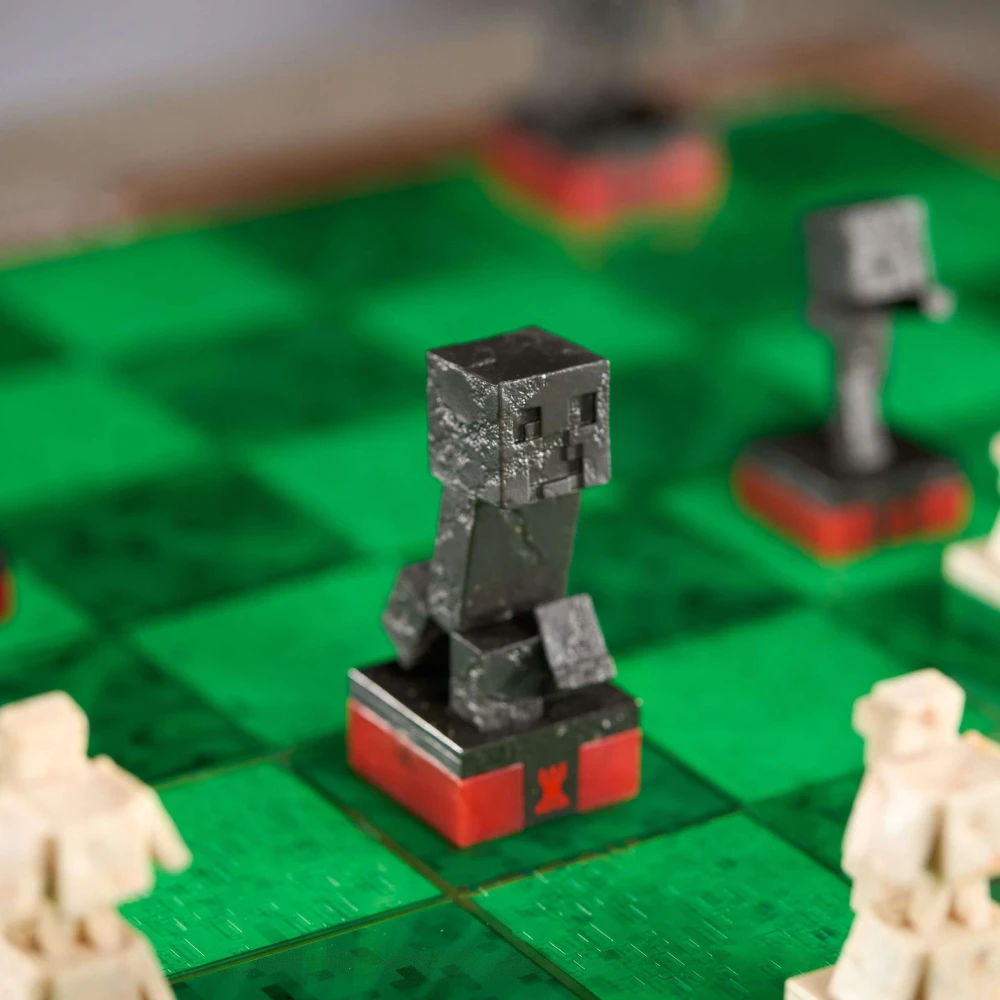 Šach Minecraft - Hrdinovia vs. Monštrá