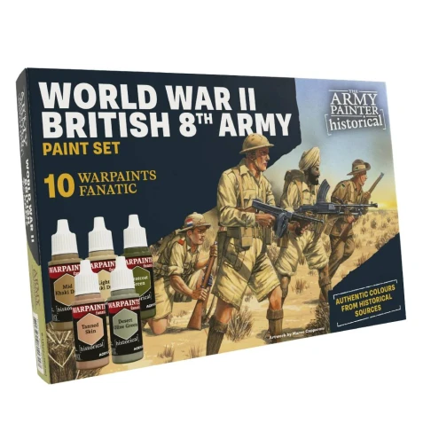 Sada barev Army Painter: Historical - WWII British 8th Army