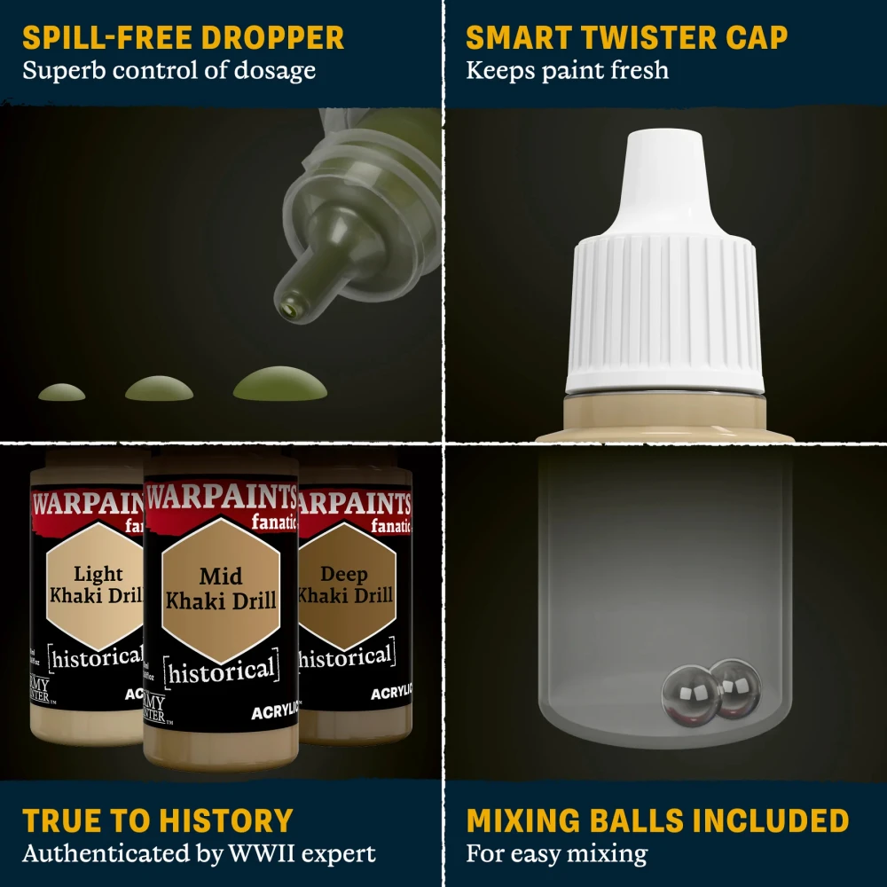 Army Painter Paint Set: Historical - WWII British 8th Army