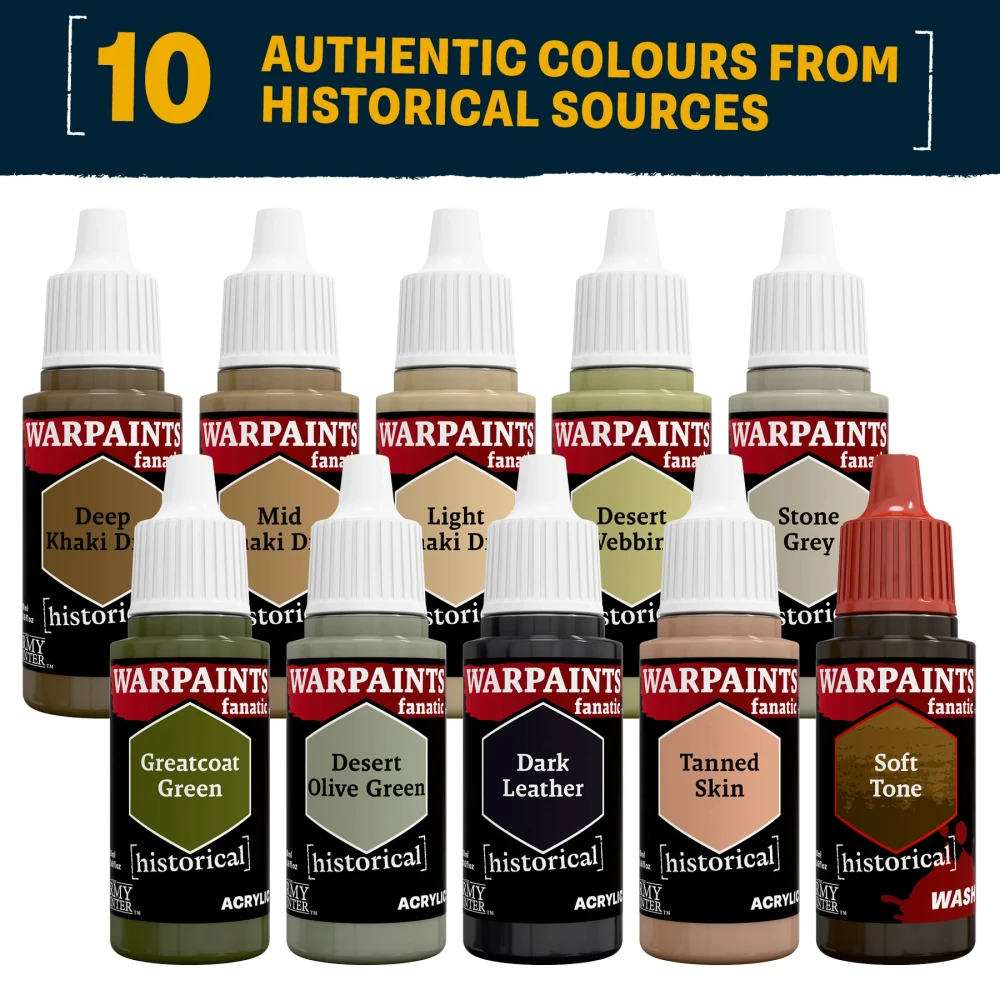 Army Painter Paint Set: Historical - WWII British 8th Army