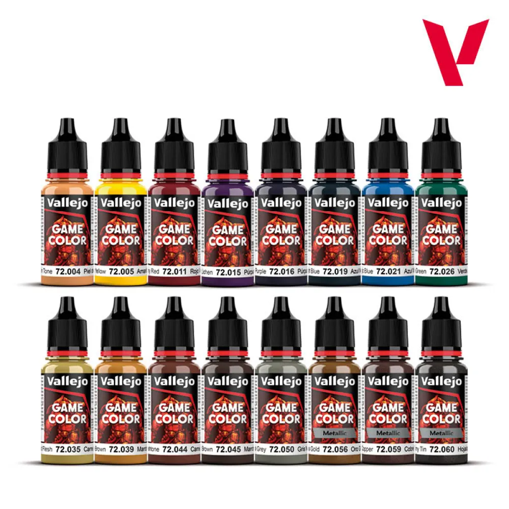 Vallejo Paint Set: Advanced (16 pcs)