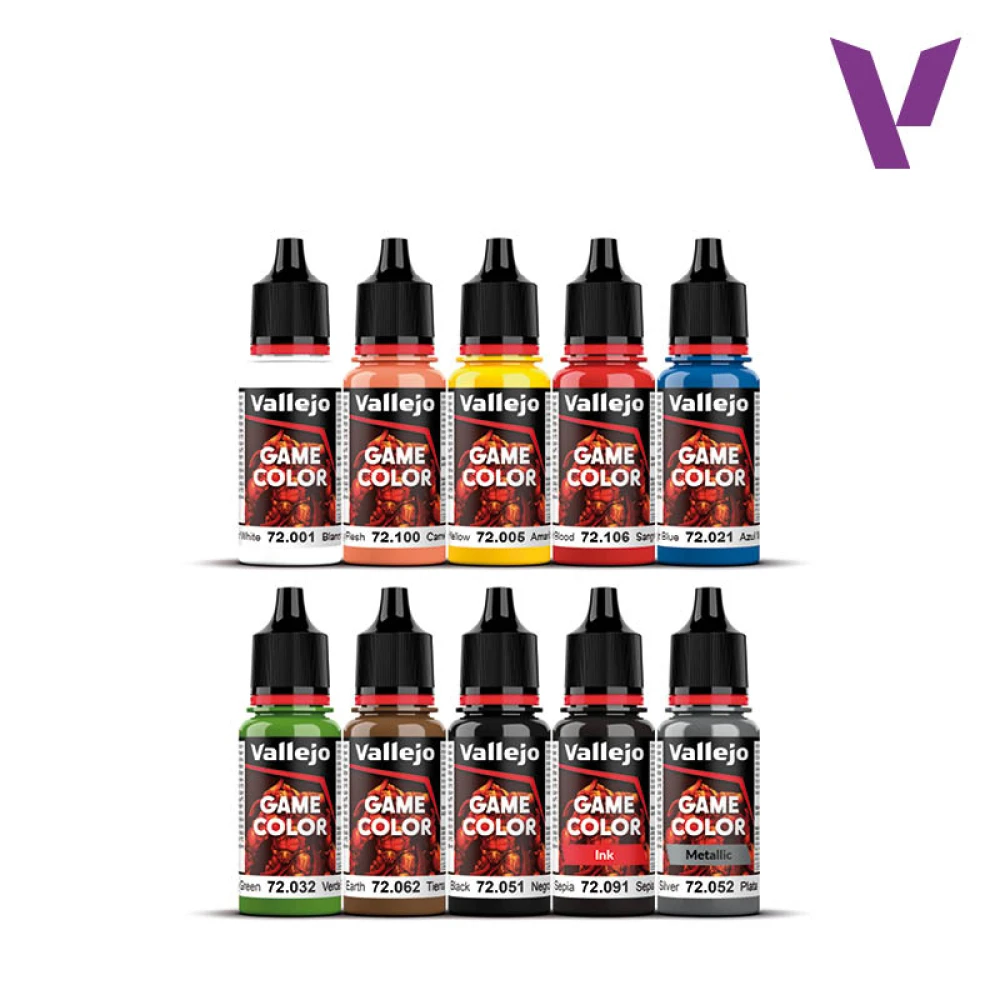 Vallejo Paint Set: Game Color Starter Value Set (10 pcs)