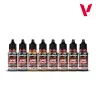 Vallejo Paint Set: Metallic colors (8 pcs)
